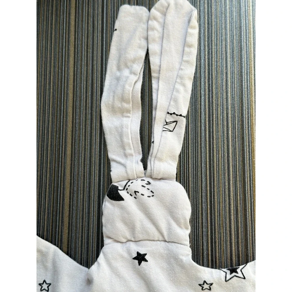 Gootoosh Baby Organic Cotton Boutique Bunny Rabbit Knotted‎ Lovey Blanket